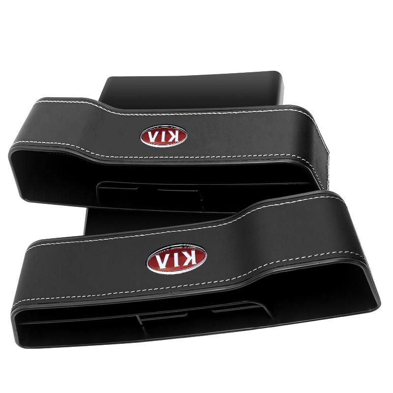 

2 шт. Модный органайзер для автомобильного сиденья, коробка для хранения в щели сиденья, многофункциональные товары для KIA K5 K9 Sorento Ceed Sportage Carnival Stinger Forte Niro Cadenza