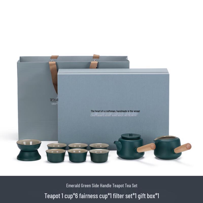 Zen Style Black Pottery Kung Fu Tea Set