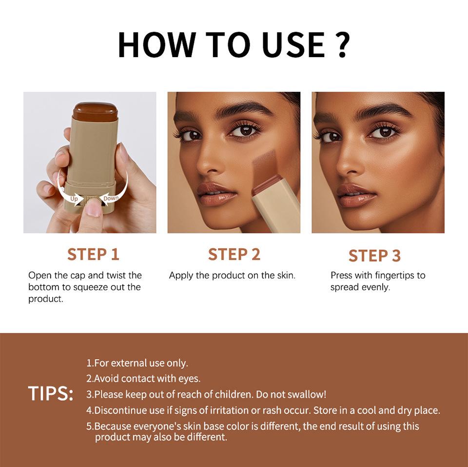 Lakerain Colored Solid Serum Foundation Cream - Smooth, Moisturizing, Natural Contour Cream In Stock