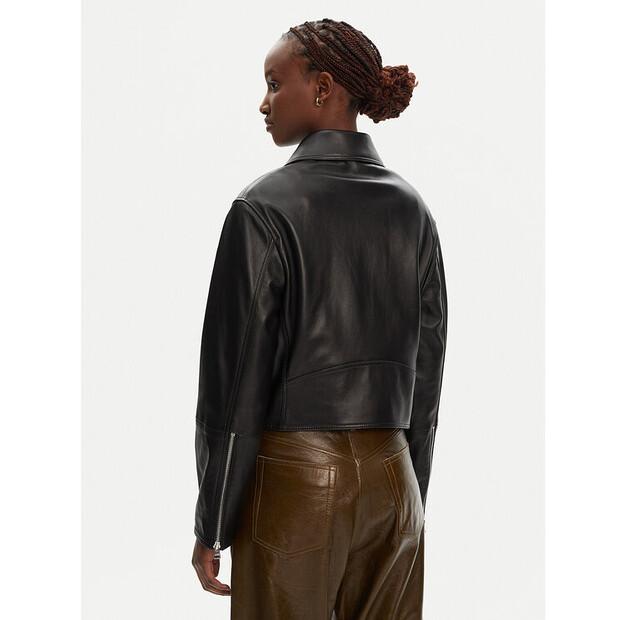 HUGO Laridas Leather Jacket