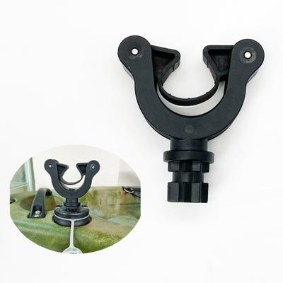 Kayak Paddle Holder Universal Heavy Duty Easy To Install Black Solid Mini Canoe Boat Paddle Board Clip Mount Kayak Accessories