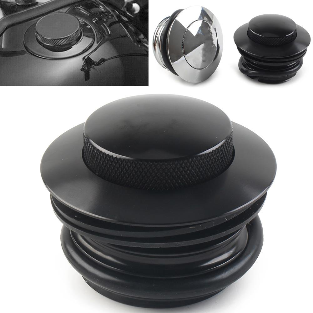 Motorcycle Left Hand Thread Fuel Tank Gas Cap Cover For 1982-2017 Harley Davidson Touring Sportster Dyna Softail