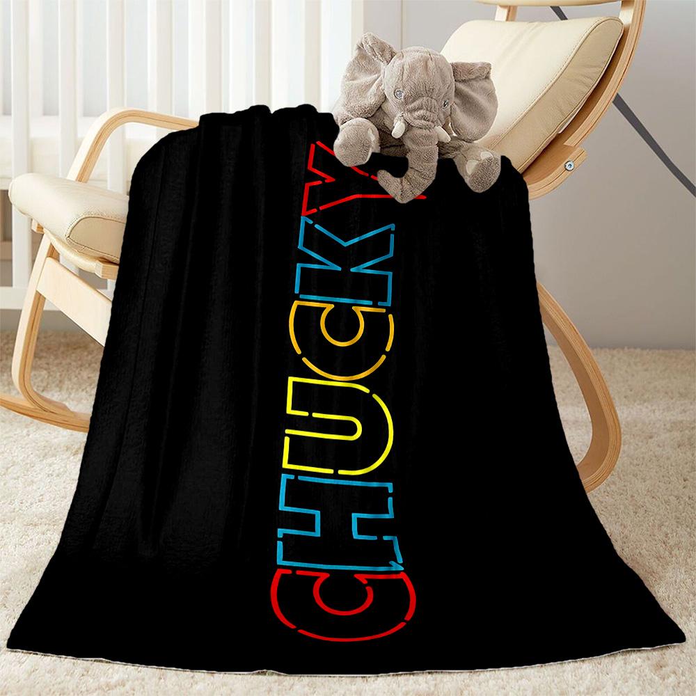 Chucky's Country Adventure Blanket Comfortable Perfect for Sofa Livingroom Couch Four Seasons Multipurpose Stylish Decor Gifts For Family Or Friends