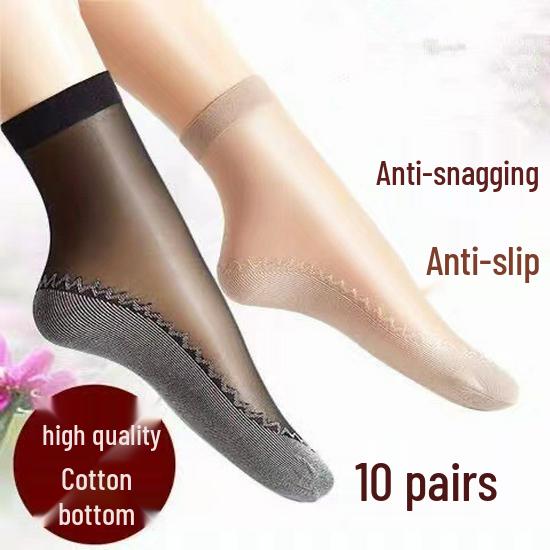 Women's Summer Thin Velvet Breathable Short Socks