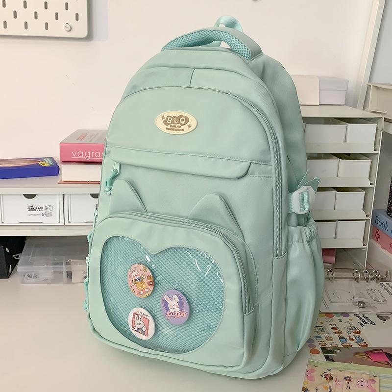 Školní taška pro děti, žáky základní školy, velkokapacitní, taška na bolest s nápisem, batoh