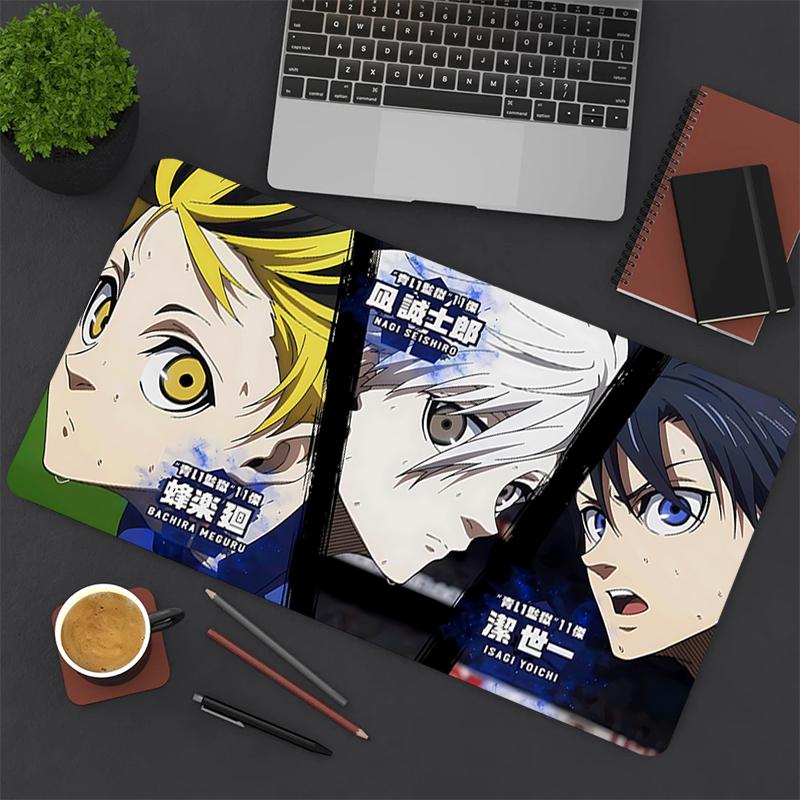 1Pc Anime Characters Series Gaming Mouse Pad Keyboard Desk Mat Non-slip Rubber Lock Edge Waterproof Computer Mousepad for Office Home Decor S1197