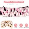 1pcs Spa Headband with  Bow for Women, Facial Makeup Headbands, Soft Coral Wool Headbands for Showering, Face Washing, Hair Acce