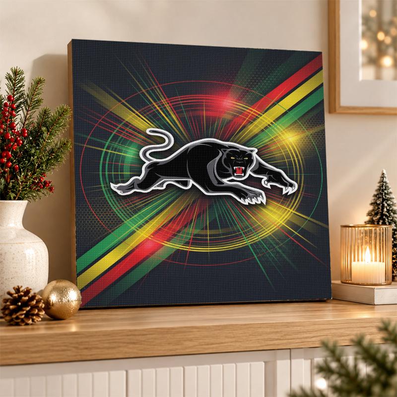 Penrith Panthers Diamond Painting Kit 5D Full Drill DIY Diamond Mosaic Wall Art Home Decor