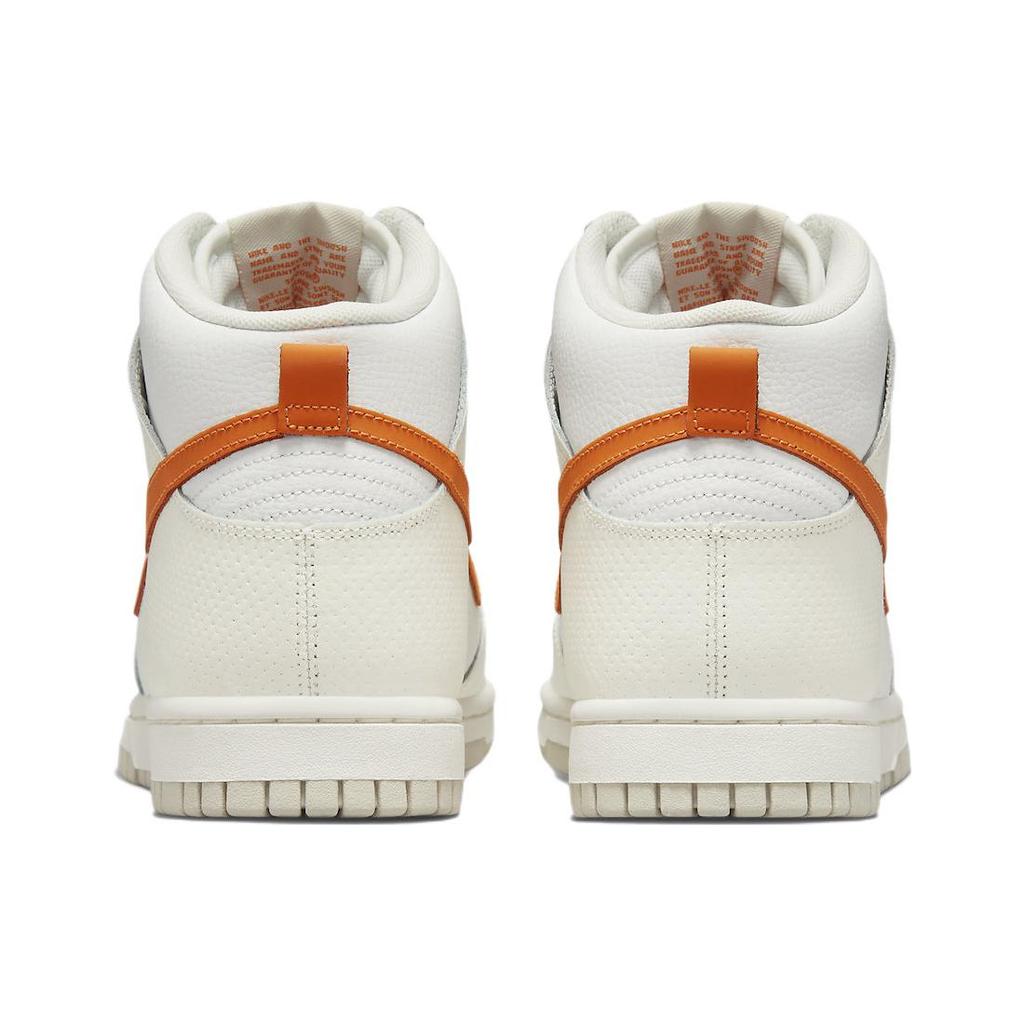 New Nike Dunk High White Magma Orange Women's DV6986-100