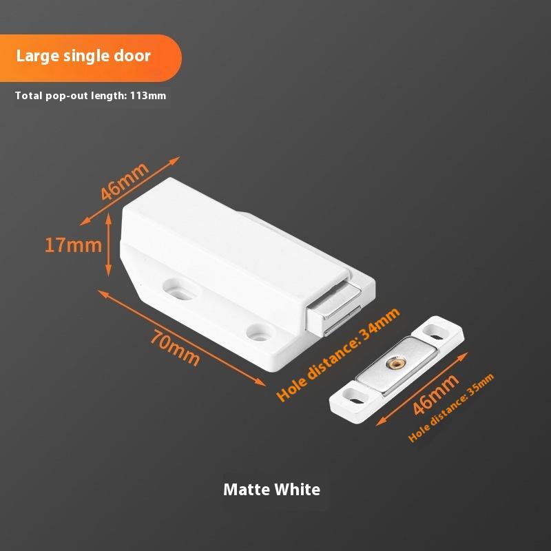 

Магнітні Засувки Натисни Щоб Відкрити Натискання Панелі Дверей Шухляди Шафи Для Одягу Ручка Без Контакту Сильний Магнітний Доводчик Дверей A1 1PCS