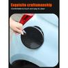 For Fiat 500 2016-2025 ABS Car Fuel Tank Cap Panel Trim Cover Decorative Sticker Protection Exterior Accessories