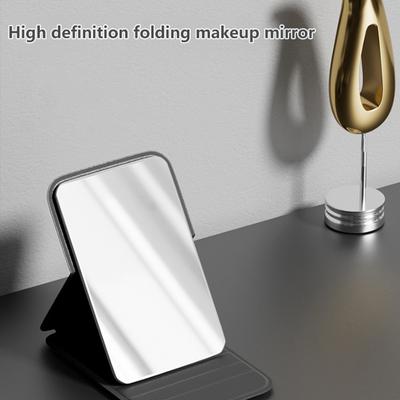 Espejo de Mesa Portátil de Mano Espejo de Maquillaje Plegable de Alta Definición Ligero Fácil de Transportar Espejo de Tocador Herramientas Cosméticas