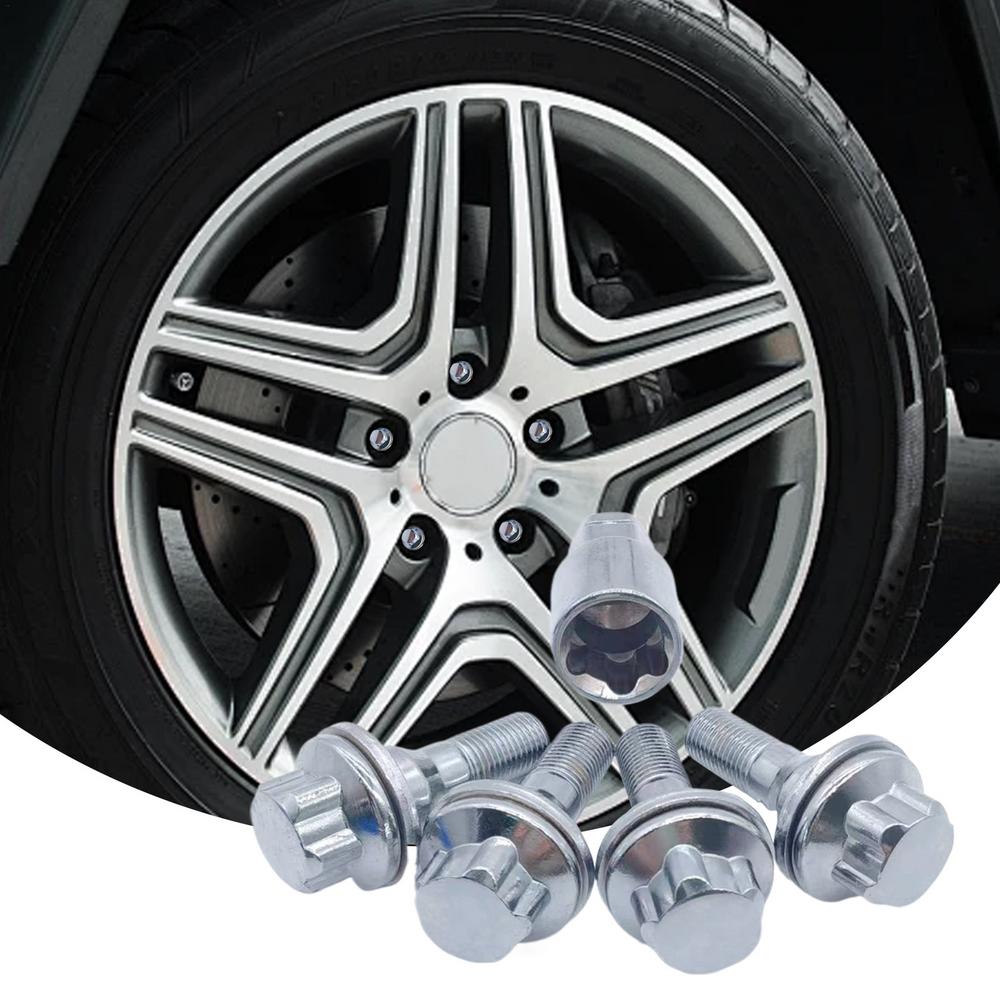 Lug Nut Bolt Set Of 5 Lug Nut 25mm Shank Length Wheel Lug Bolts For Riding Enthusiasts Motorbike Cruiser