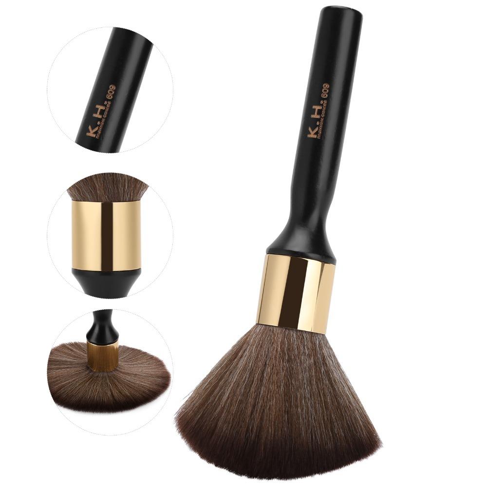 Long Handle Broken Hair Sweep Brush Soft Hair Sweeping Brush Hair Cutting Duster Brush For Salon