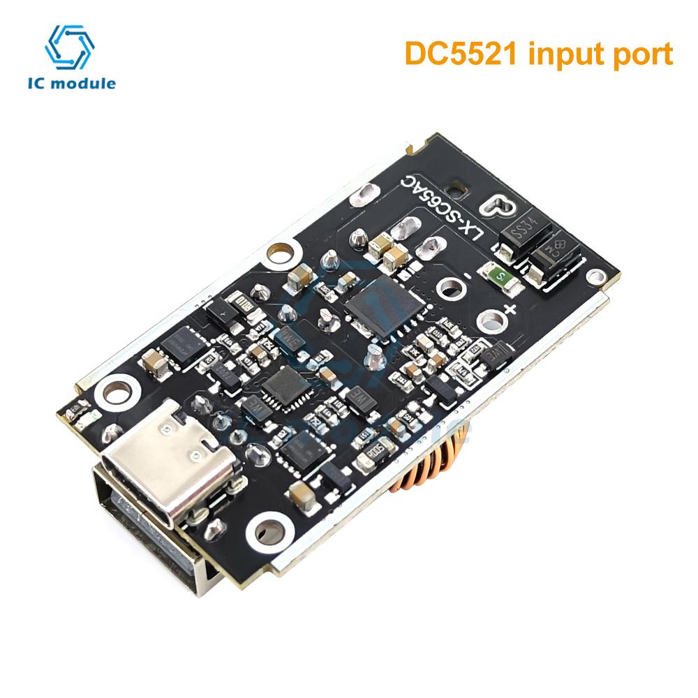 

DC 9V-35V 65W модуль швидкої зарядки мобільного телефону з повним протоколом, модуль зарядного пристрою підтримує QC4.0 PD2.0/3.0/PPS