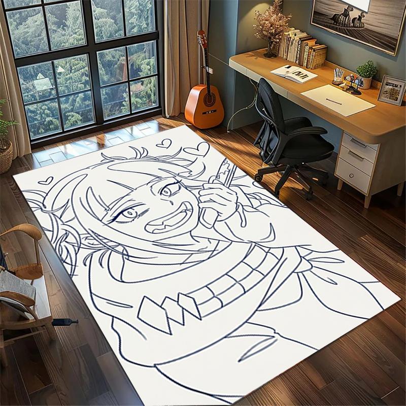 

My Hero Academia Washable Floor Rug Large Non Slip Area Carpet Bedroom Gamer Decor 60x90cm