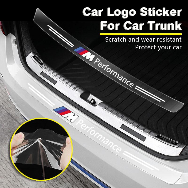 1Pcs Transparent M LOGO Car Trunk Badge Protective Sticker Car Accessories For BMW X4 X3 520 525 F30 F10 M3 M4 M5 E34 E90 E60 E36 1 3 5 7Series