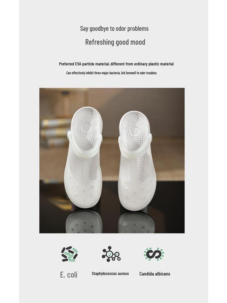 2025 Summer Women's Mary Jane Jelly Sandals: Soft Sole, Non-Slip, Perfect for Beach or Garden