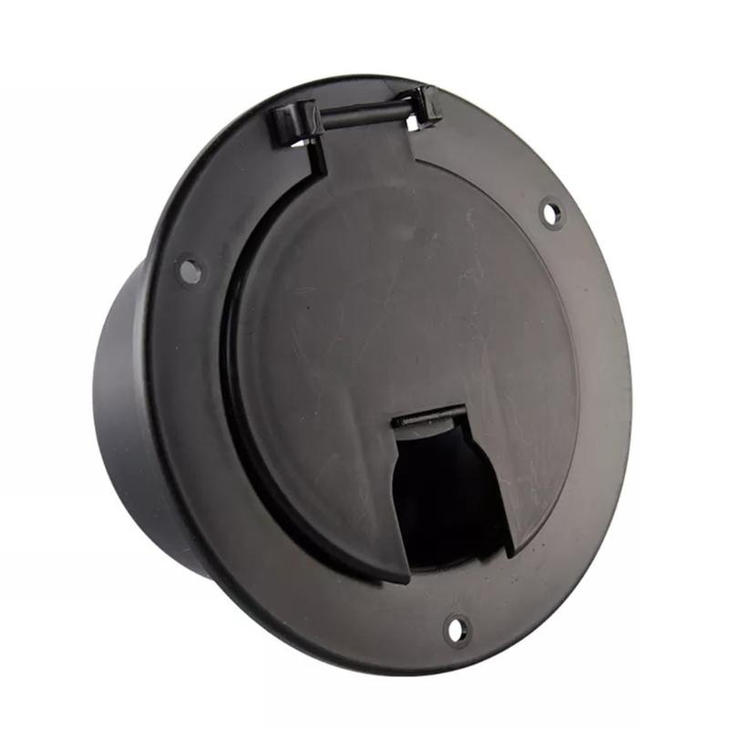 Electrical Cable Hatches Power CableHatches 5Inch Round Electric Cable Hatches Truck Accessories Easy Installation