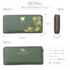 Bebe Dayan Round Zipper Embroidered Long Wallet for Women and Perfect for Housewives and Featuring a Bebe Dayan Cat Cute Cat and a Wachifield Flower