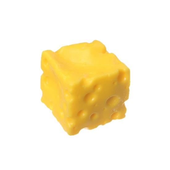 1/2/3Pcs Simulated Cheese Cube Squeeze Toy Stress Relief Cheese Block Fidget Toy Slow 1pc