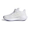 adidas Tênis Infantil Ultrabounce Criança Pequena Branco Azul Lúdico Tênis Infantil Branco Nuvem Zero Metálico HQ1297