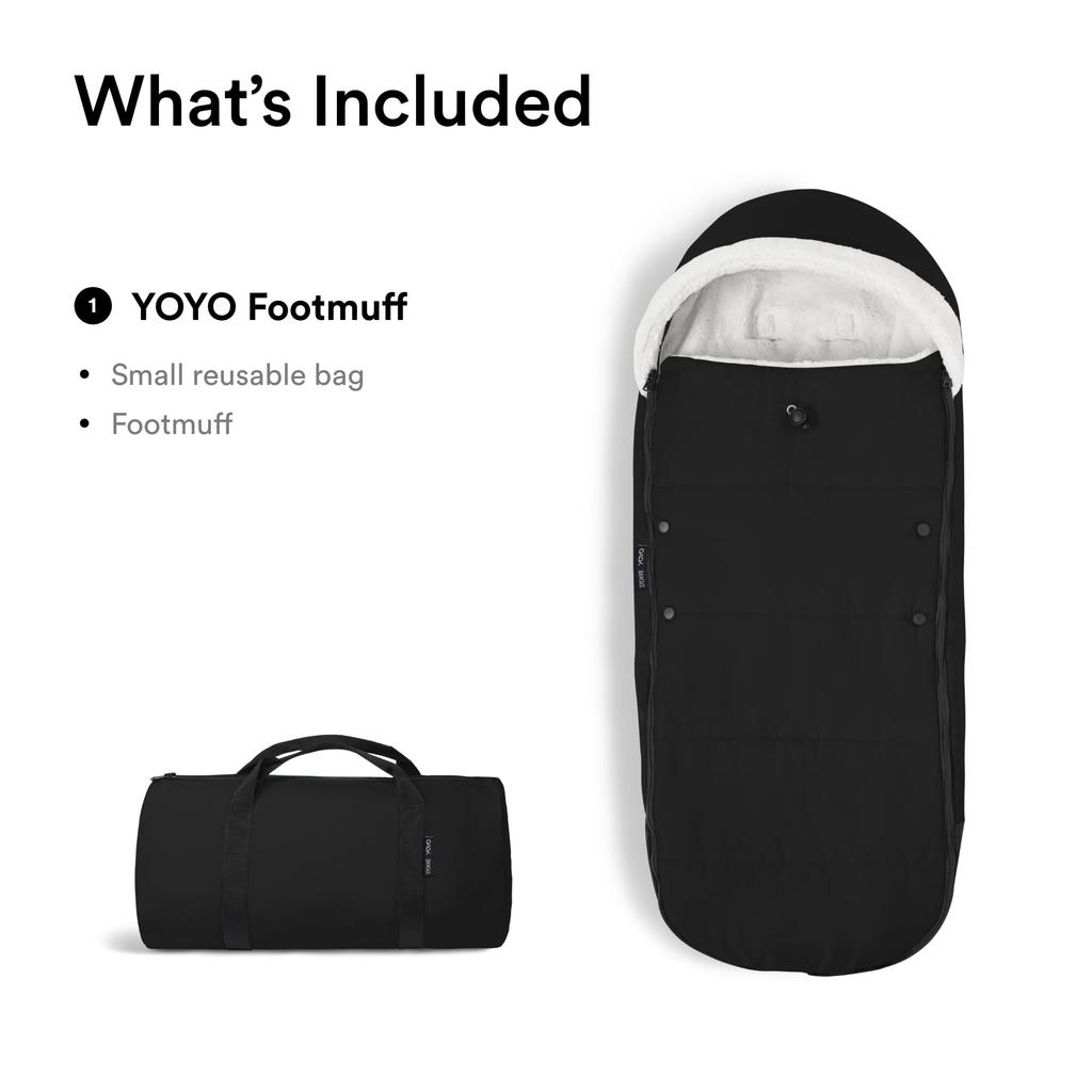 [Stokke] Stokke [Official] YOYO Footmuff Black W18.5cm x H5cm x D89cm 646603