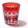 Edo Kiriko Yarai Nanako Pattern Tenkai Old Glass TB90425R Comes In a Wooden Made In Perfect for 60th Birthday 70th Birthday Birthday Wedding Promotion