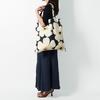 Marimekko Tote Bag Unikko 44x43cm Midnight Blue 74528 518