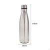 Stainless Steel Water Bottle Hidden 750ml Capacity for Travel Office Fitness