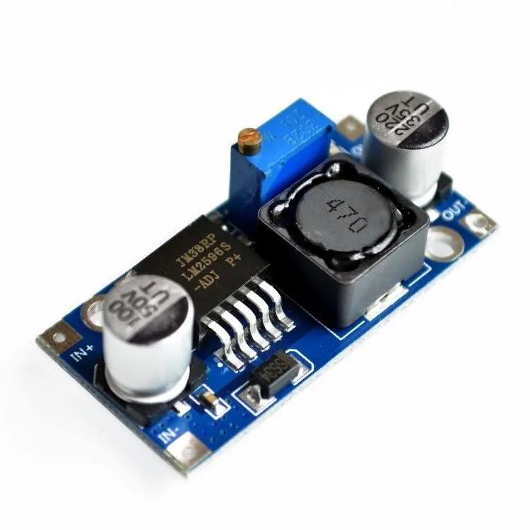LM2596 DC DC Step Down Converter Voltage Regulator LED Display Voltmeter 4.0~40 to 1.3-37V Buck Adapter Adjustable Power Supply