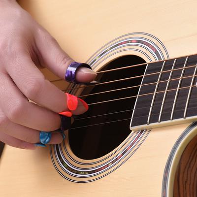 Guitar Slides Set Includes 3 Glass Slides (5.1cm/ 6cm/ 7cm) + 1 Stainless Steel Slide (6cm) + 4pcs