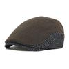 Winter Autumn Wool Warm Newsboy Cap Men Women Thick Warm Vintage Casual Fashion Berets Gatsby Flat Hat Peaked Cap Adjustable