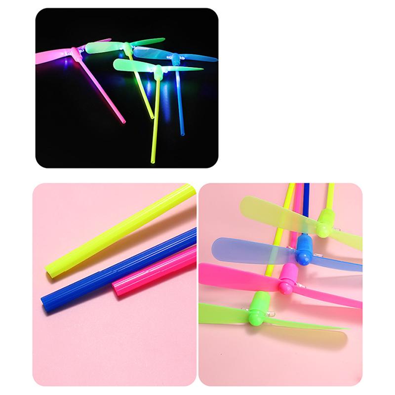 Outdoor Glow Toys Glow Sticks Bamboo Dragonfly Stall  Sale Glow Flash Toys