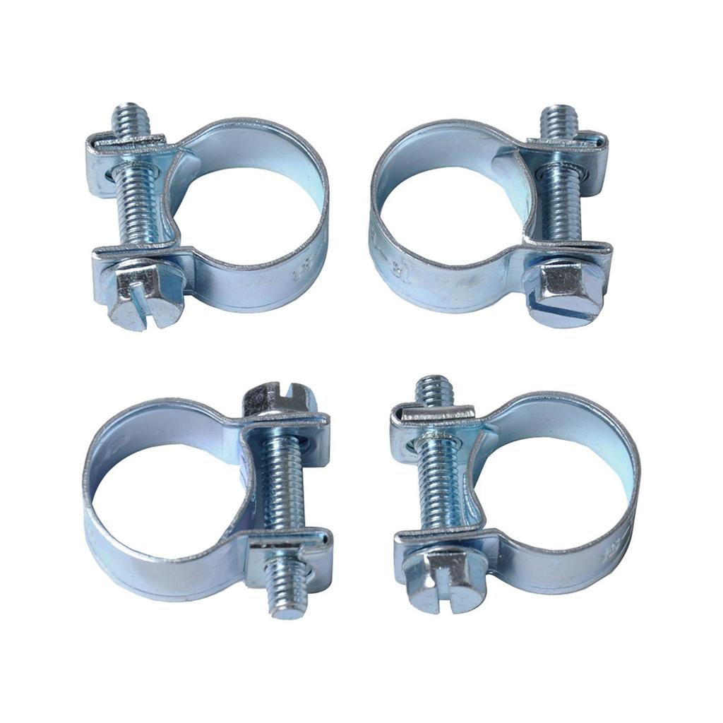 Pack of 30 Sturdy Stainlesses Steel Hose Clamps Accessory for Fuels Injection Lines 3/8Inch to 5/8Inch Diameter Pipe