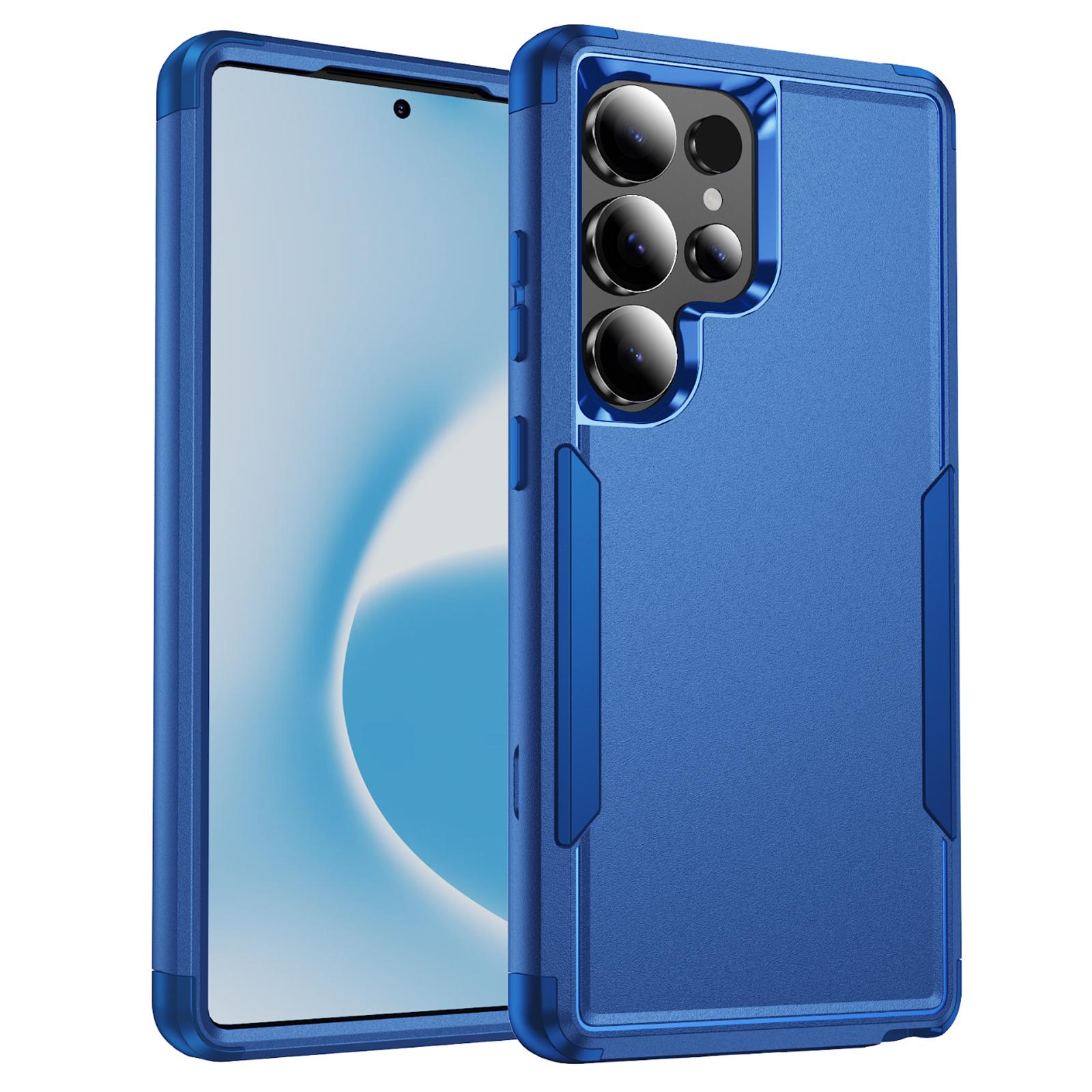 

For Samsung Galaxy S25 Ultra Case 3 in 1 Shockproof TPU PC Phone Cover Sapphire