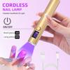 Handheld UV Led Nail Lamp Nail Dryer Nail Light For Curing All Gel Polish Rechargeable Quick Drying Manicure Machine Nail Salon