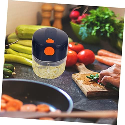 1satz Electric Garlic Chopper Mini Wireless Food Processor Portable Kitchen Grinder Easy Clean Baby Food Maker