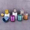 Outdoor Pure Titanium Double Layer Cup Pure Titanium Home Ice Goose Eggshell Water Cup Beer Coffee Milk Insulated Titanium Cup
