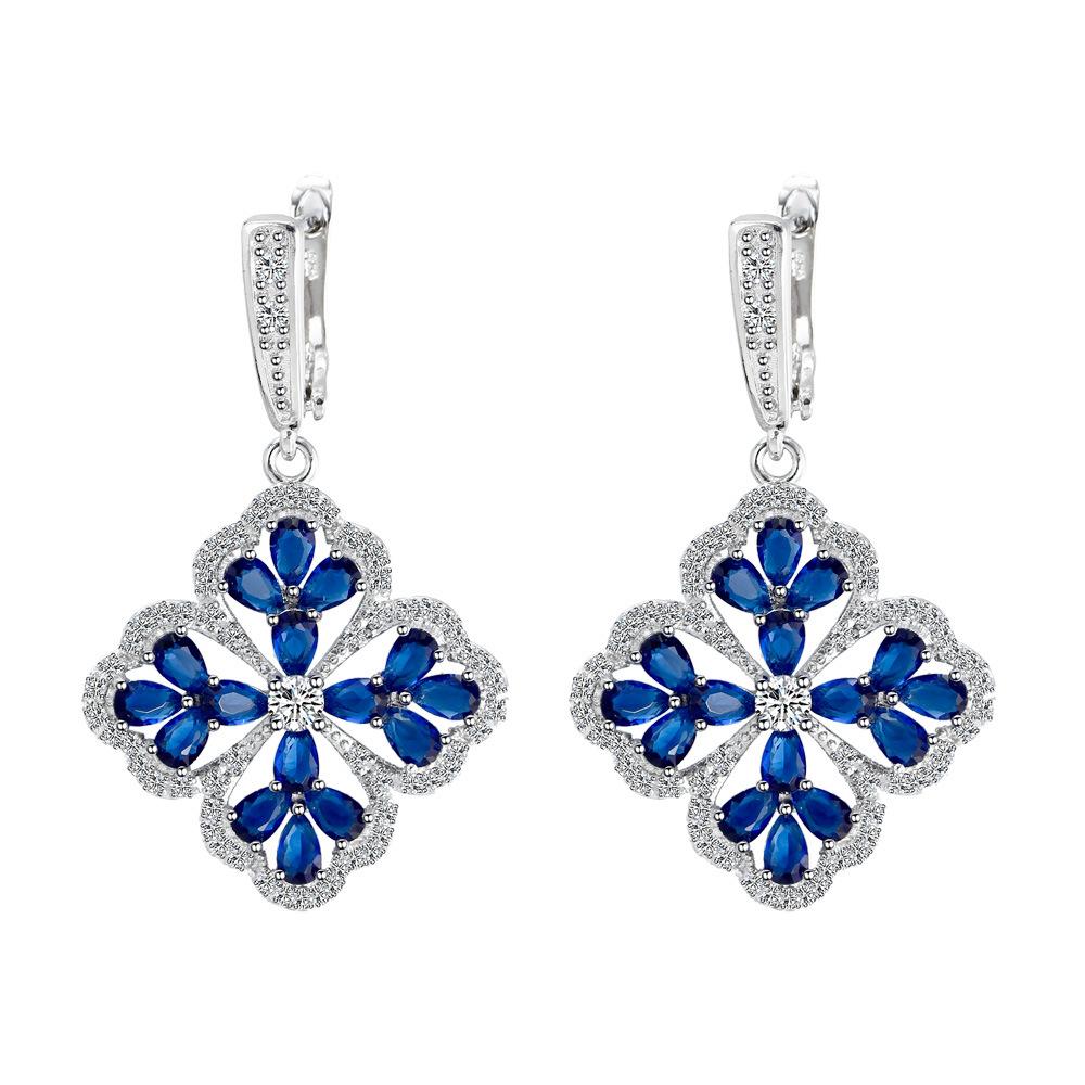 E0311 Multi-Color Optional, Jewelry Creative Women'S Earrings, High-End 3A Zircon Earrings