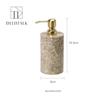 DecoTalk Wabi-Sabi Marble Bathroom Set: Matte Washbasin, Aroma Diffuser, Tissue Box