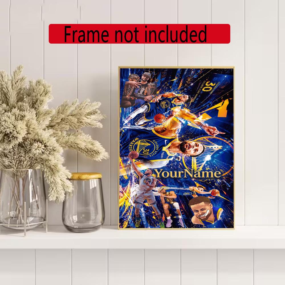 Curry Personalized Text Diamond Painting Round Diamond Mosaic Rhinestones Diamond Embroidery Craft Kit Wall Decor Without Frame