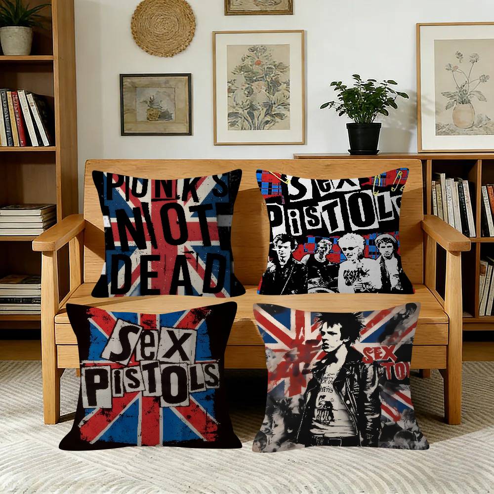 PUNKS SSex PPistolsS Cushion Personalized Pillow Dust Cover Bedroom Kids Party Decoration Pillowcase Birthday Children Gift