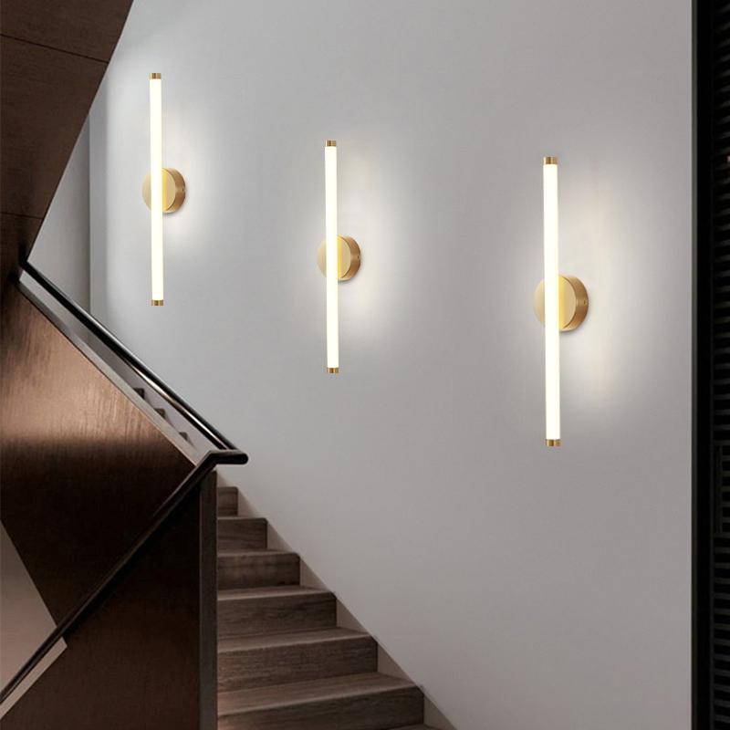 Wall Lamp Decor For Home Bedroom Decoration Surface Mounted Sofa Background Living Room Gold Sconce Lighting Fixture Wall Light