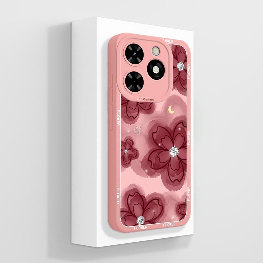 For Tecno Pop 10C Camon 40 Pro Premier Phone Bags Cute Black Cat Patterns Liquid Silicone Anti Fall Durable Premium Protection Cases For Tecno Housing