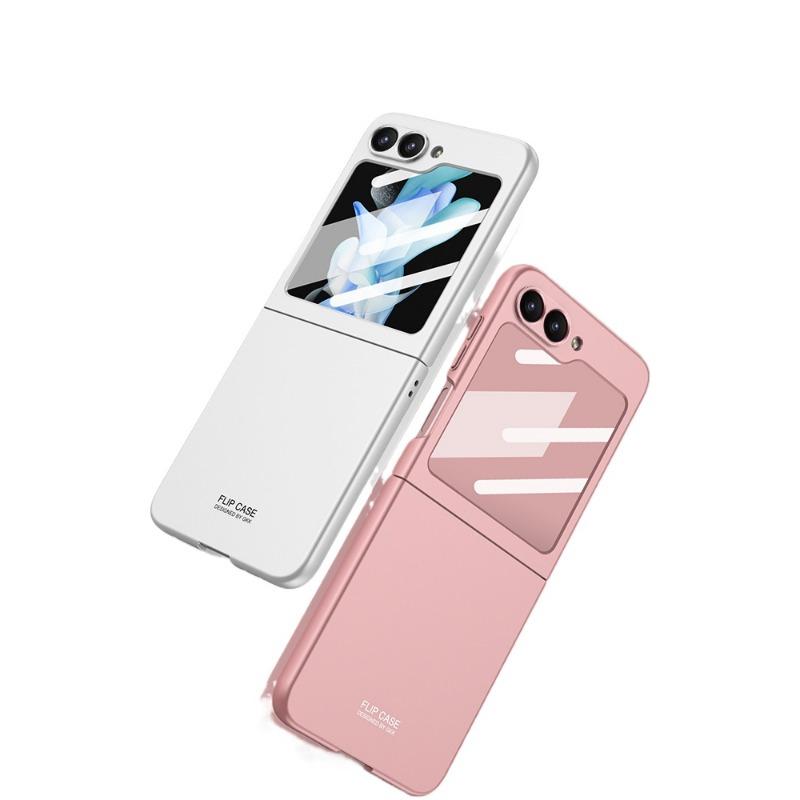 Ultra-thin Case for Samsung Galaxy Z Flip 6 Flip6 5G Shockproof Skin Feel with Front Screen Film Protective Cover