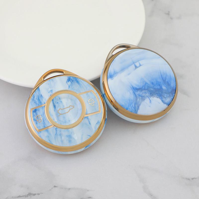 

Mercedes-Benz Smart Elf TPU Key Case with Gold Edge