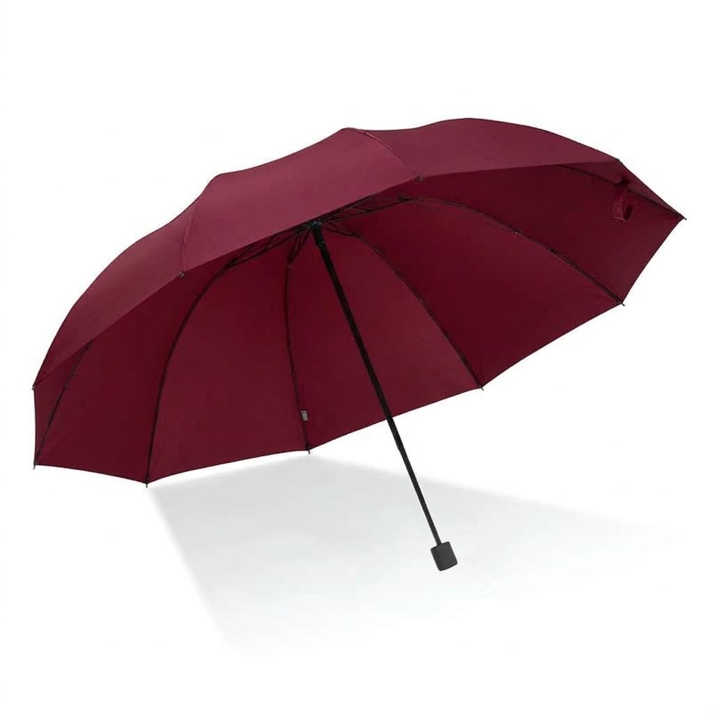 Lightweight Folding Umbrella with UV Suitable for Both Sunny and Rainy 130cm In Teflon Compact and Durable Large-sized, Protection, Days, Diameter,