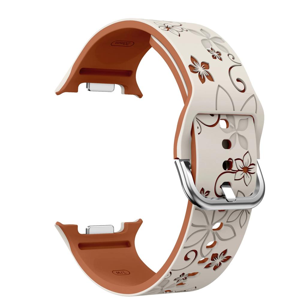 Sport Band for Samsung Galaxy watch 8/8 classic 46mm 44mm 40mm Engraved Wristband Belt Bracelets Correa Galaxy watch 8 Straps