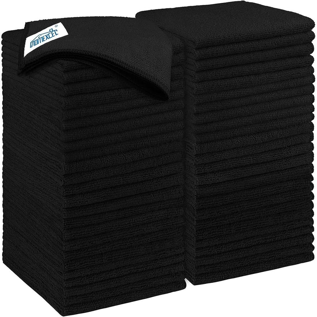 Panos de Microfibra HOMEXCEL para 50 Panos de Limpeza Descartáveis para e Lavagem Profissional de Carros 32 x 32 cm Carros, Folhas, Absorventes, Secagem Rápida, Revestimentos,